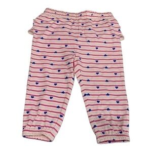 Harper Canyon Pink Ruffled Heart Leggings Size 18 Months